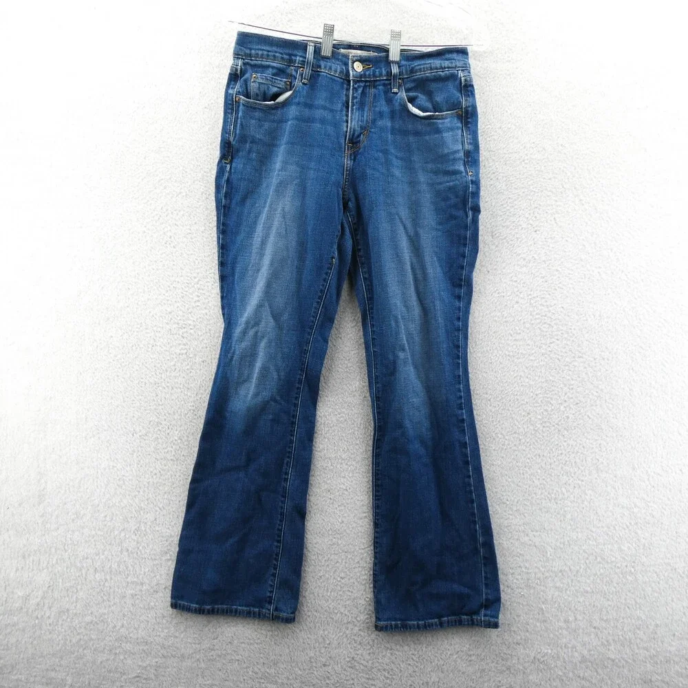 Levis 515 Jeans Womens Size 6 M Bootcut Blue 28x30 Cotton Denim Pants 6M 28 x 30